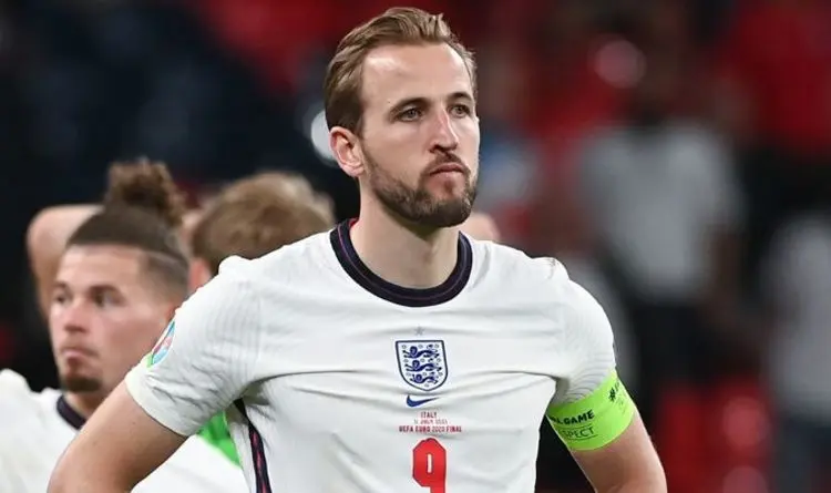 Harry Kane, capitaine de l'Angleterre, après la finale perdue de l'Euro 2020 face à l'Italie à Wembley
